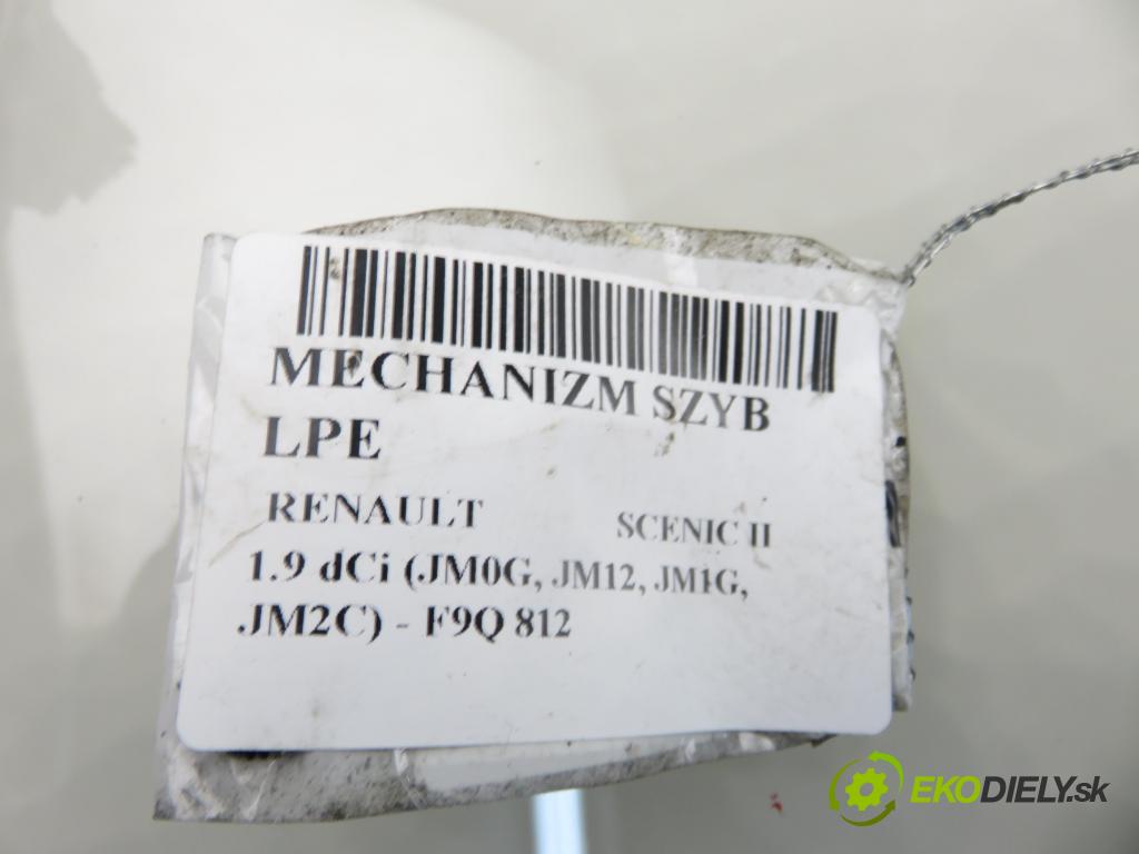 RENAULT SCENIC II (JM0/1_) MINIVAN 2005 88,00 1.9 dCi 120 - F9Q 812 1870,00 mechanismus oken 440726F