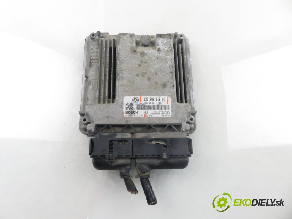 SEAT ALTEA (5P1) MINIVAN 2005 77,00 1.9 TDI PD 105 - BJB 1896,00 řídící jednotka motora 03G906016HC ; 0281012289