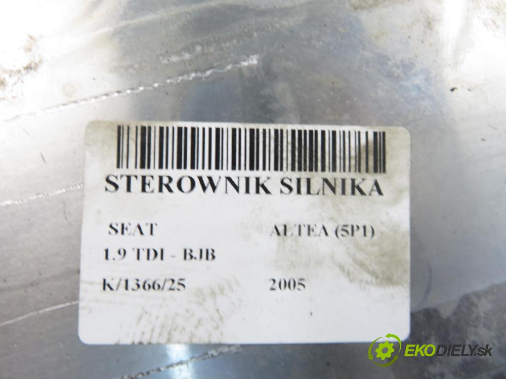 SEAT ALTEA (5P1) MINIVAN 2005 77,00 1.9 TDI PD 105 - BJB 1896,00 řídící jednotka motora 03G906016HC ; 0281012289