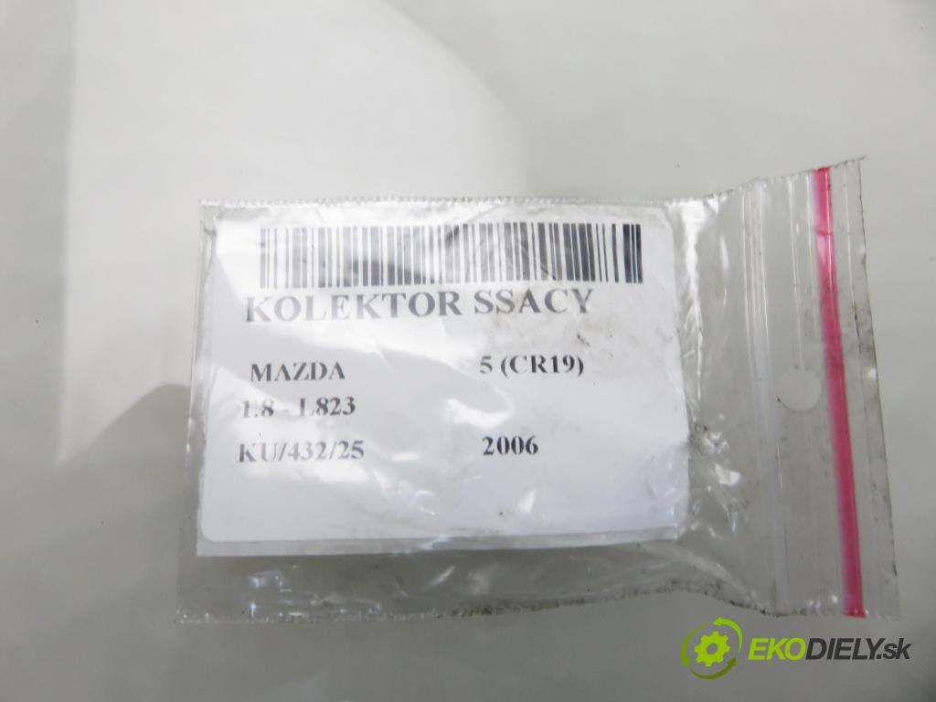 MAZDA 5 (CR19) MINIVAN 2006 85,00 1.8 1798,00 potrubí 0261230123 ; 4S4G9F479AA