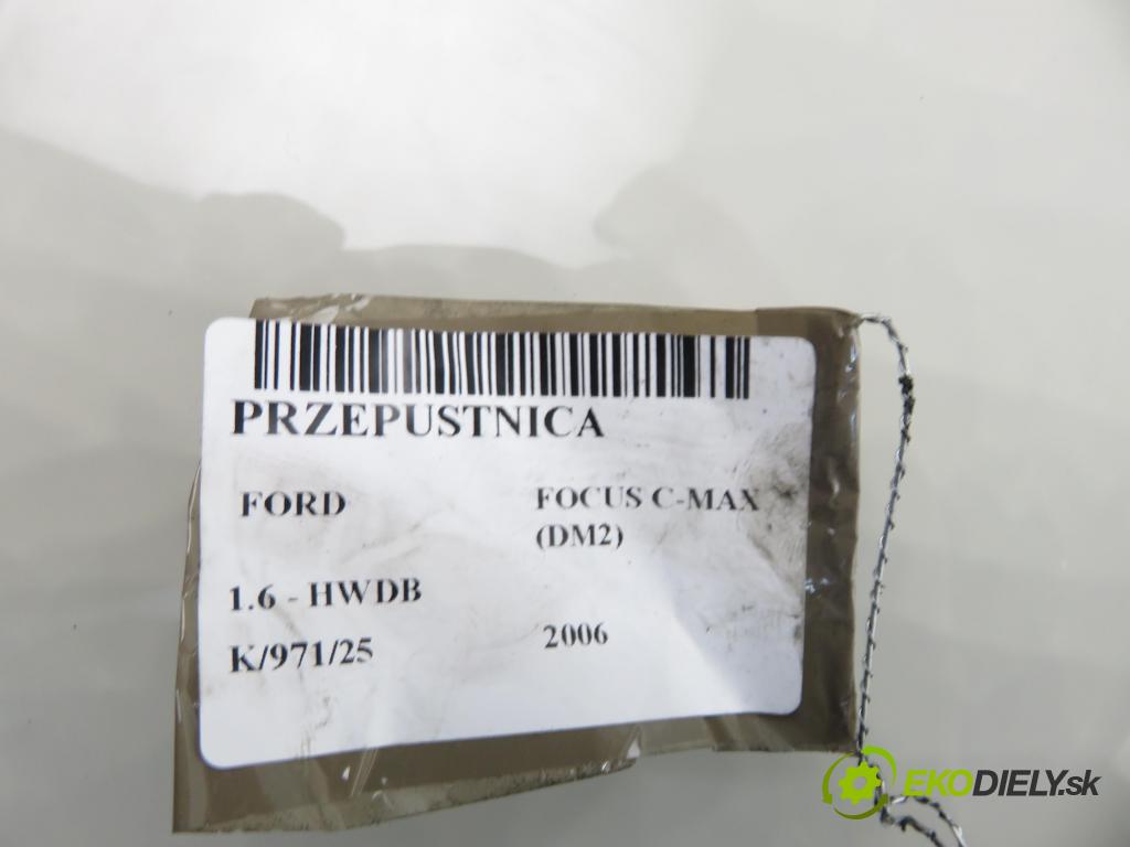 FORD FOCUS C-MAX (DM2) MINIVAN 2006 74,00 1.6 - HWDB 1596,00 Škrtiaca klapka VP4F9U9E928BA ; VP2S6U9E927F ; 2S6UFA (Škrtiaca klapka)