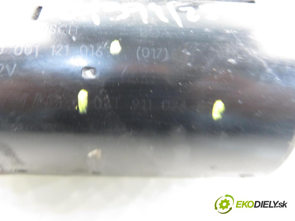 VW POLO (9N_) HB 2002 47,00 1.2 12V 64 - AZQ 1198,00 startér 02T911023E ; 0001121016 (Startér)