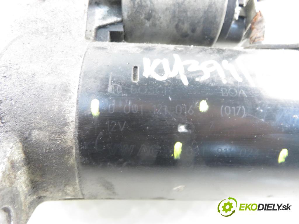 VW POLO (9N_) HB 2002 47,00 1.2 12V 64 - AZQ 1198,00 startér 02T911023E ; 0001121016 (Startér)