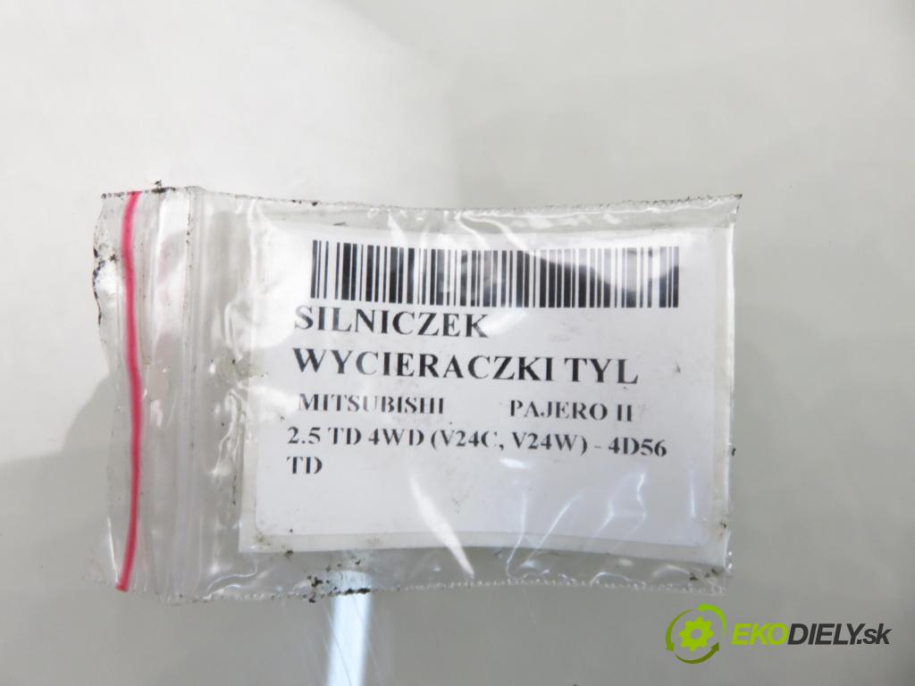 MITSUBISHI PAJERO II (V3_W, V2_W, V4_W) TERENOWY 1996 73,00 2.5 TD 99 - 4D56 TD 2477,00 motorek stěrače ZADNÍ: 8491006092 ; MB623360