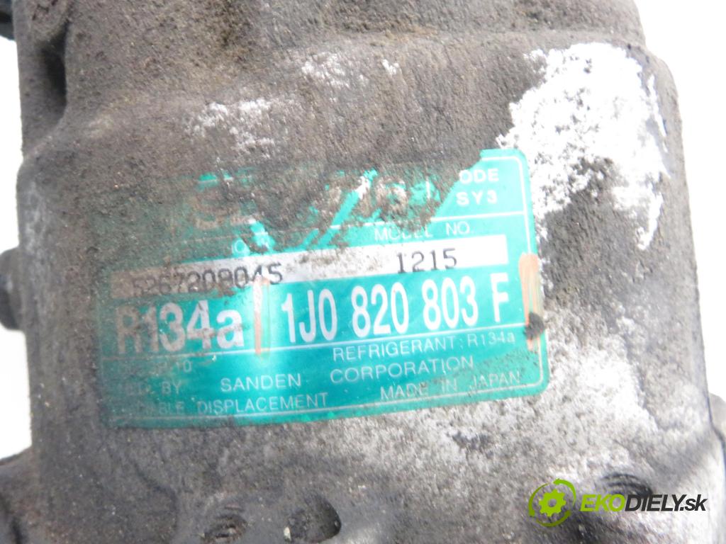 VW BORA (1J2) SEDAN 2002 74,00 1.9 TDI PD 101 - ATD 1896,00 KOMPRESOR: klimatizácie 1J0820803F (Kompresor klimatizácie)