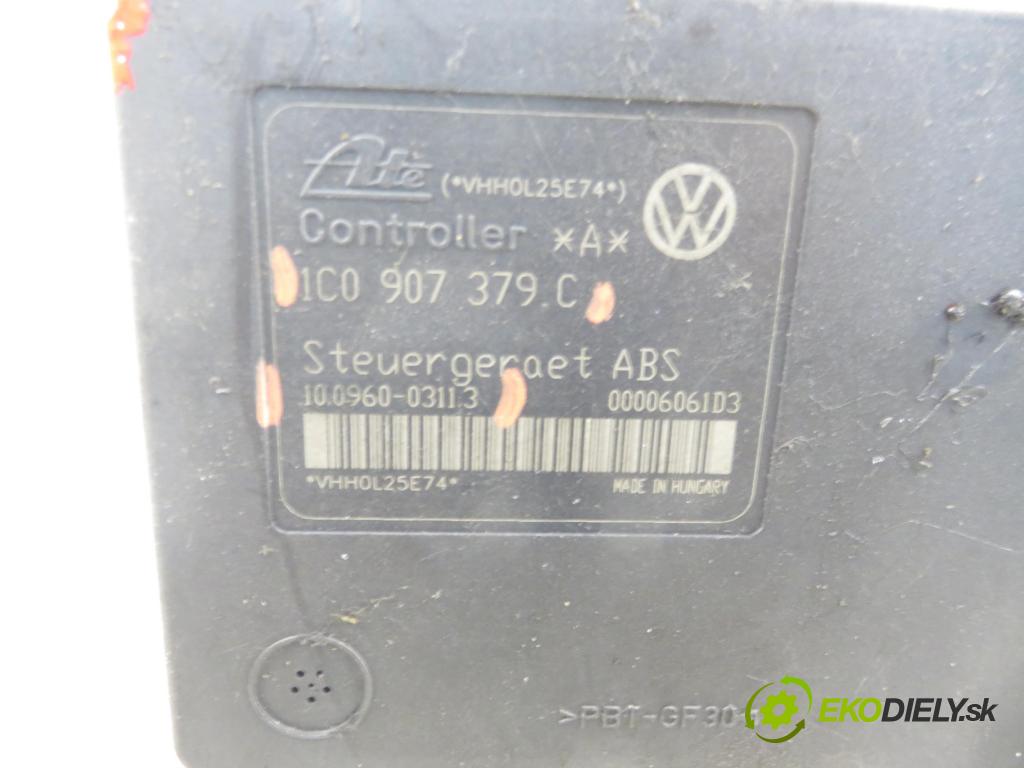 VW BORA (1J2) SEDAN 2002 74,00 1.9 TDI - ATD 1896,00 Pumpa ABS 1C0907379C ; 10096003113 (Pumpa ABS)