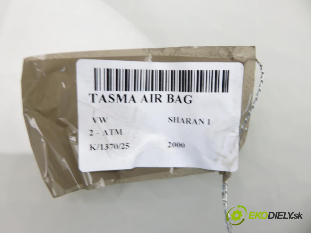VW SHARAN (7M8, 7M9, 7M6) MINIVAN 2000 85,00 2 - ATM 1984,00 PÁSKA: air BAG 1J0959654AC