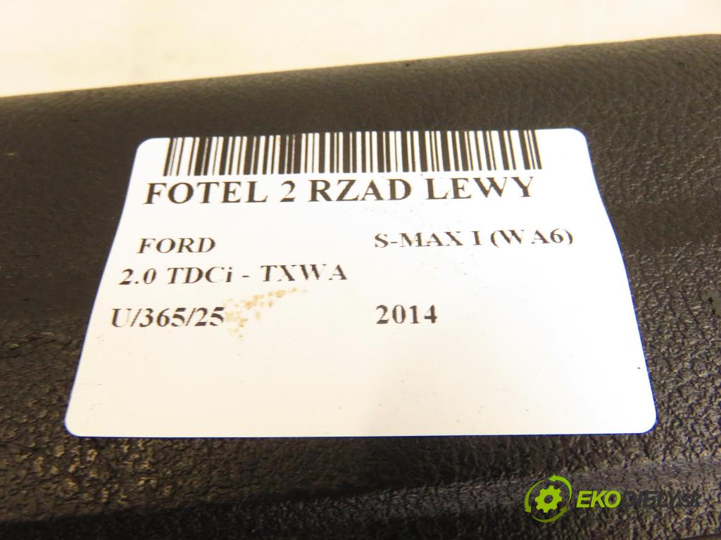 FORD S-MAX (WA6) MINIVAN 2014 120,00 2.0 TDCi - TXWA 1997,00 sedadlo 2 ŘÁDEK levý