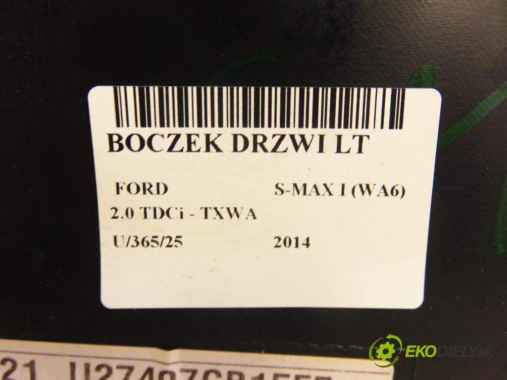 FORD S-MAX (WA6) MINIVAN 2014 120,00 2.0 TDCi - TXWA 1997,00 čalúnenie Dvere LT