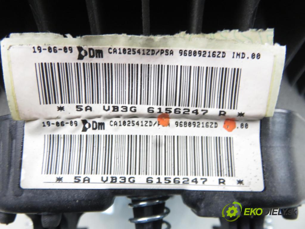 CITROEN BERLINGO MULTISPACE (B9) KOMBIVAN 2009 66,00 1.6 HDi 90 - 9HX (DV6ATED4) 1560,00 AirBag air BAG volantu 96809216ZD