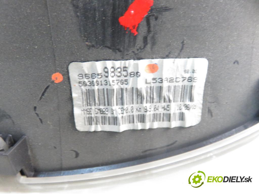 CITROEN BERLINGO MULTISPACE (B9) KOMBIVAN 2009 66,00 1.6 HDi 90 - 9HX (DV6ATED4) 1560,00 prístrojovka elektrický 9665983580