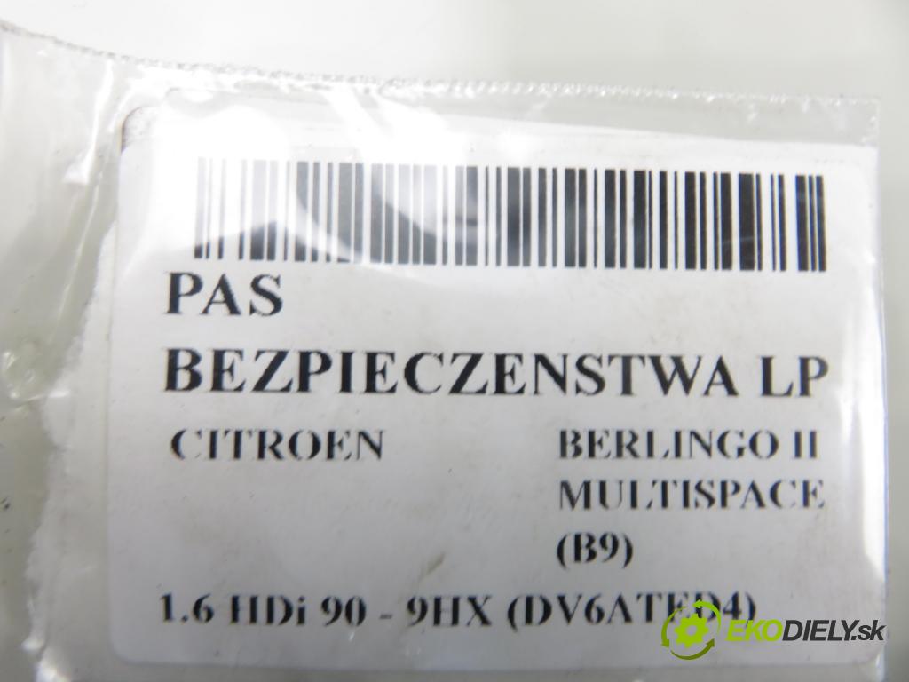 CITROEN BERLINGO MULTISPACE (B9) KOMBIVAN 2009 66,00 1.6 HDi 90 - 9HX (DV6ATED4) 1560,00 držák BEZPEČNOST LP 96815086ZH