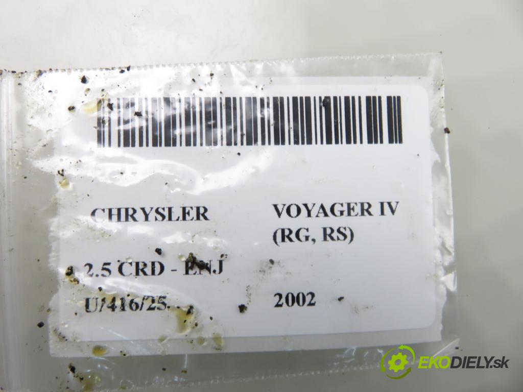 CHRYSLER VOYAGER IV (RG, RS) MINIVAN 2002 105,00 2.5 CRD 143 - ENJ 2499,00 znak / značky 4857334AA