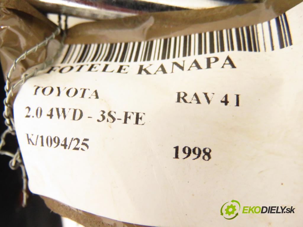TOYOTA RAV 4 I (_A1_) SUV 1998 95,00 2.0 4WD - 3S-FE 1998,00 sedadla sedačky sedadlo