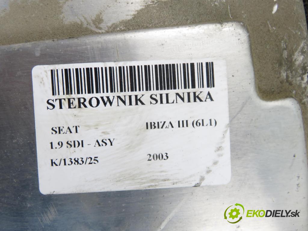 SEAT IBIZA III (6L1) HB 2003 47,00 1.9 SDI - ASY 1896,00 řídící jednotka motora 038906012EM ; 0281010690
