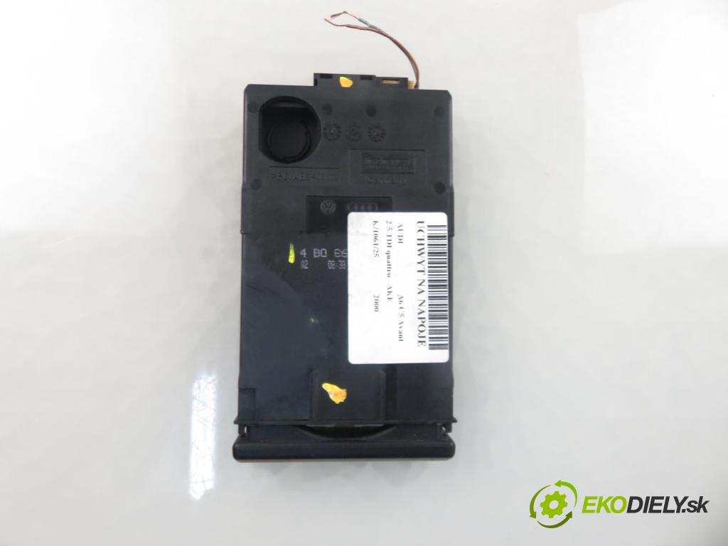 AUDI A6 Avant (4B5, C5) KOMBI 2000 132,00 2.5 TDI V6 180 quattro - AKE 2496,00 Držiak na nápoje 4B0862534C (Držiak (úchyt) na nápoje)