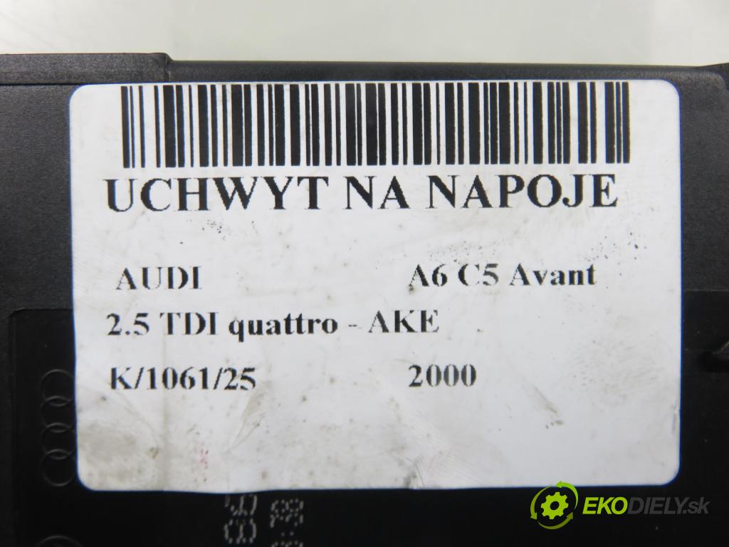 AUDI A6 Avant (4B5, C5) KOMBI 2000 132,00 2.5 TDI V6 180 quattro - AKE 2496,00 Držiak na nápoje 4B0862534C (Držiak (úchyt) na nápoje)