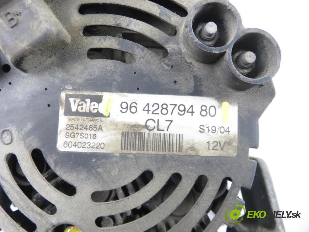 CITROEN C3 I (FC_) HB 2004 44,00 1.1 i - HFX (TU1A) 1124,00 Alternátor 9642879480 (Alternátor)