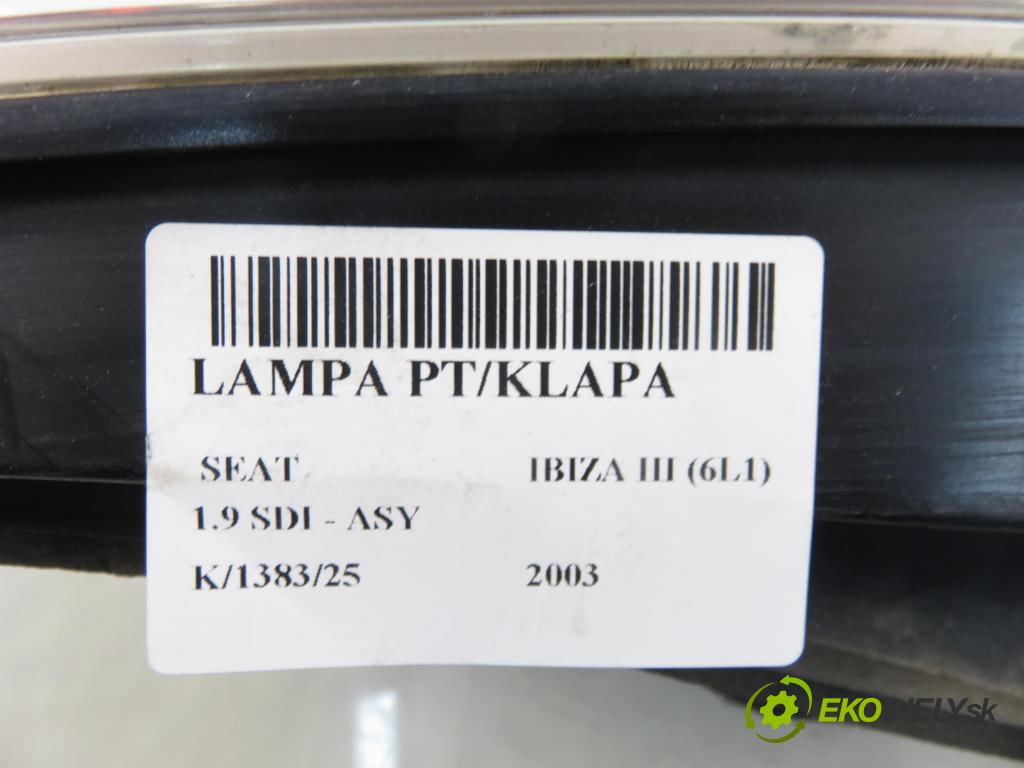 SEAT IBIZA III (6L1) HB 2003 47,00 1.9 SDI - ASY 1896,00 světlo pravé zadní kufr 6L6945094F