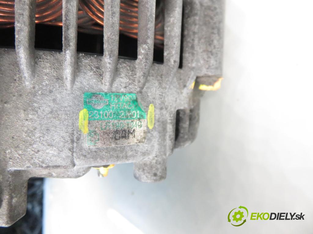 NISSAN PRIMERA (P11) LIFTBACK 1999 66,00 2.0 TD 90 - CD20T 1974,00 Alternátor 231002J601 ; LR190734G (Alternátor)