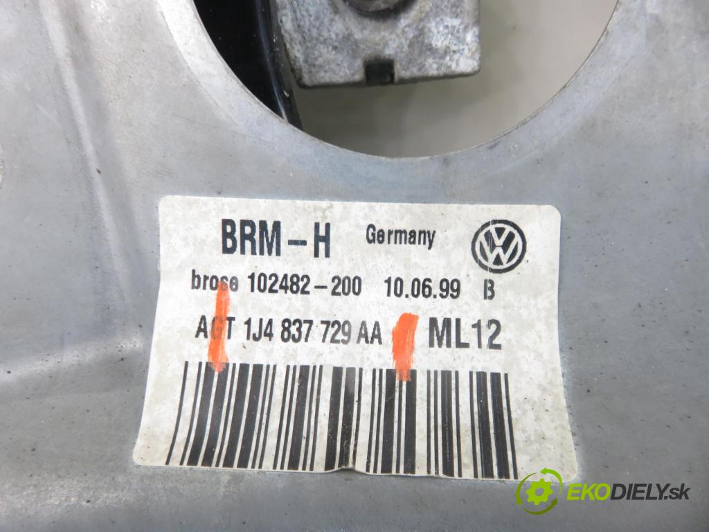 VW GOLF IV (1J1) HB 1999 74,00 1.6 - AKL 1595,00 mechanismus oken 3D 1J4837729AA ; 1J1959801C