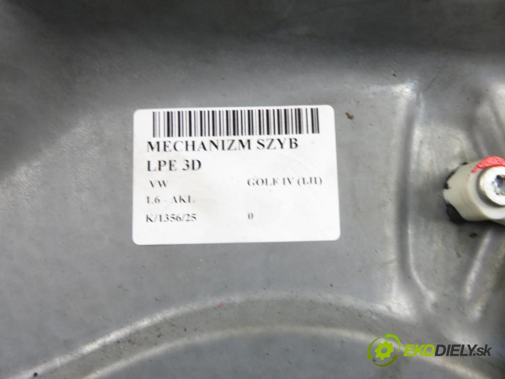 VW GOLF IV (1J1) HB 1999 74,00 1.6 - AKL 1595,00 mechanismus oken 3D 1J4837729AA ; 1J1959801C