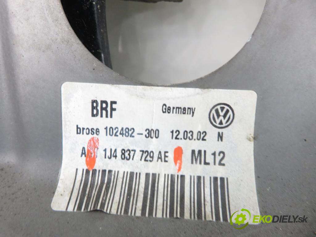 VW GOLF IV (1J1) HB 2002 74,00 1.9 TDI PD 101 - AXR 1896,00 mechanismus oken 1J4837729AE ; 1C1959801A
