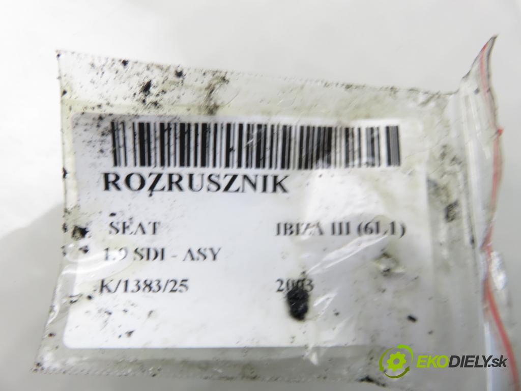 SEAT IBIZA III (6L1) HB 2003 47,00 1.9 SDI - ASY 1896,00 Štartér 02T911023H ; 0001125051 (Štartér)