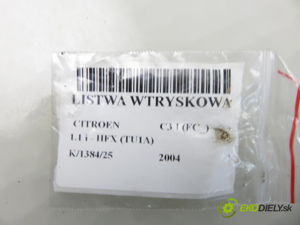 CITROEN C3 I (FC_) HB 2004 44,00 1.1 i - HFX (TU1A) 1124,00 Lišta vstrekovacia 9628982980 ; 9628982980D ; IPM002 (Vstrekovacia lišta)