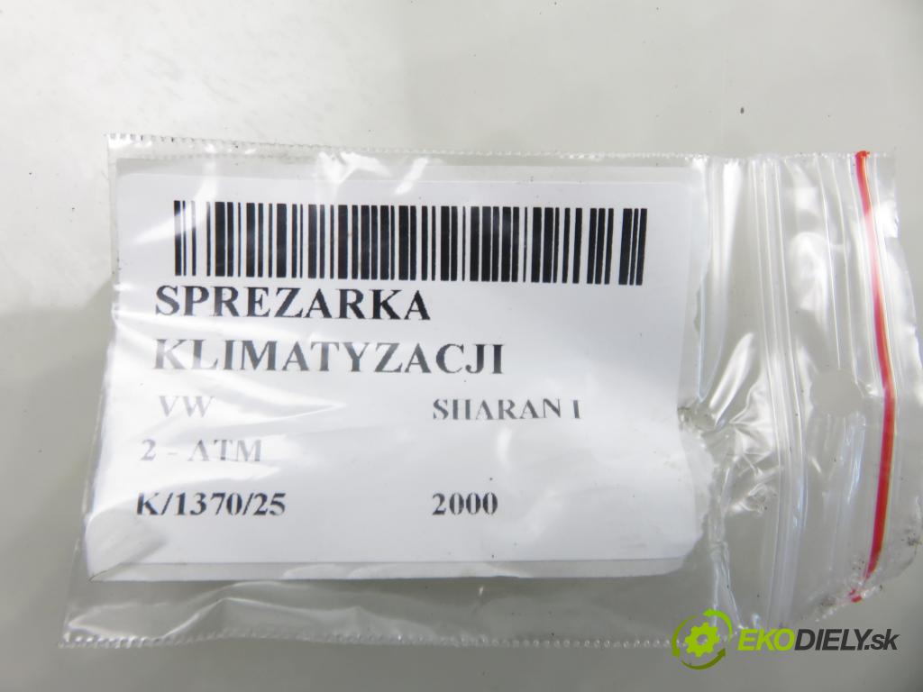 VW SHARAN (7M8, 7M9, 7M6) MINIVAN 2000 85,00 2 - ATM 1984,00 KOMPRESOR: klimatizácie 8FK351127981 (Kompresor klimatizácie)