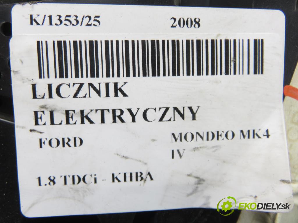 FORD MONDEO IV (BA7) LIFTBACK 2008 92,00 1.8 TDCi - KHBA 1753,00 prístrojovka elektrický 8M2T10849CB ; 8M2T14C026AB