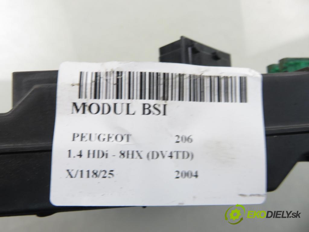 PEUGEOT 206 liftback (2A/C) HB 2004 51,00 1.4 HDi - 8HX (DV4TD) 1398,00 MODUL BSI 9652474780 ; S118085220C