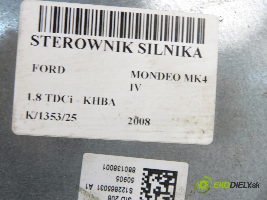 FORD MONDEO IV (BA7) LIFTBACK 2008 92,00 1.8 TDCi - KHBA 1753,00 řídící jednotka motora 5WS40592IT ; 7G9112A650YH