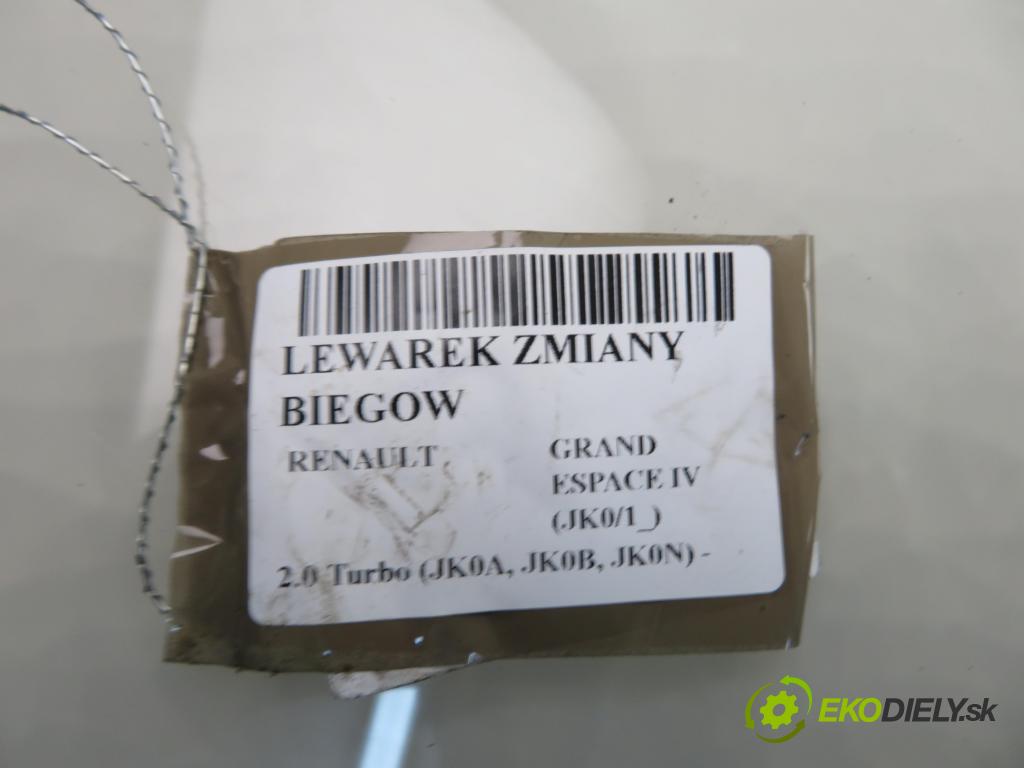 RENAULT GRAND ESPACE IV (JK0/1_) MINIVAN 2003 125,00 2.0 Turbo (JK0A, JK0B, JK0N) - F4R 797 1998,00 ZVEDÁK: 8200236143