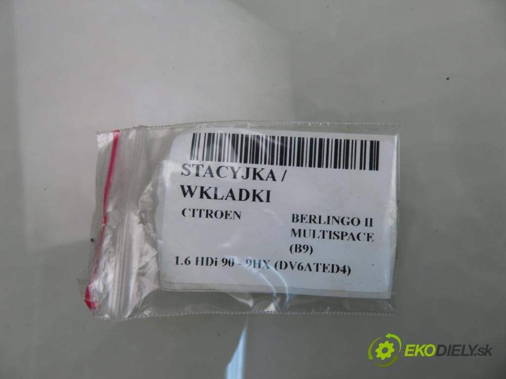 CITROEN BERLINGO MULTISPACE (B9) KOMBIVAN 2009 66,00 1.6 HDi 90 - 9HX (DV6ATED4) 1560,00 spinačka 9663123280 (Spínacia skrinka)