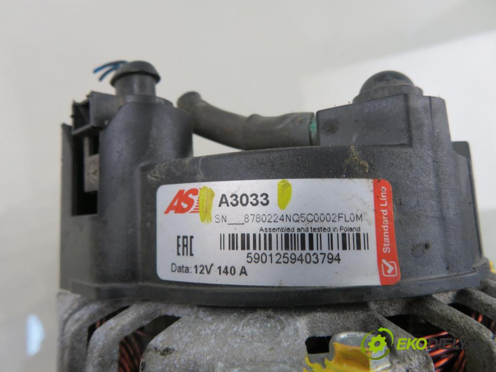 AUDI A4 (8E2, B6) SEDAN 2001 96,00 1.9 TDI PD 130 - AWX 1896,00 Alternátor A3033 (Alternátor)