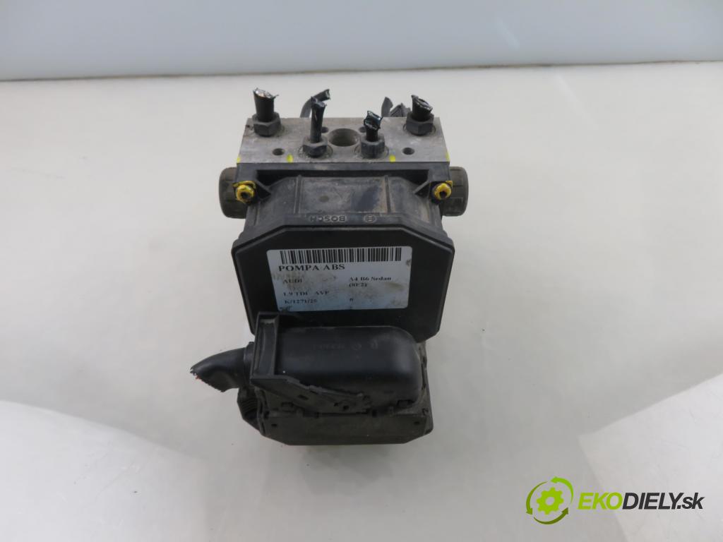 AUDI A4 (8E2, B6) SEDAN 2001 96,00 1.9 TDI PD 130 - AWX 1896,00 Pumpa ABS 0265950011 ; 8E0614517 ; 0265225048 (Pumpa ABS)