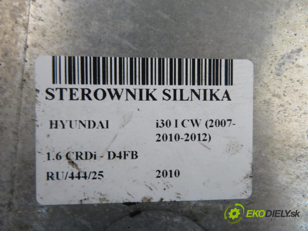 HYUNDAI i30 Kombi (FD) KOMBI 2010 85,00 1.6 CRDi 116 - D4FB 1582,00 řídící jednotka motora 391132A410 ; 0281016578