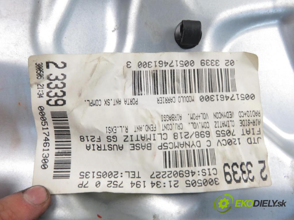 FIAT CROMA (194_) KOMBI 2005 88,00 1.9 D Multijet 120 - 939 A1.000 1910,00 mechanismus oken