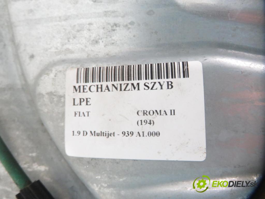 FIAT CROMA (194_) KOMBI 2005 88,00 1.9 D Multijet 120 - 939 A1.000 1910,00 mechanismus oken