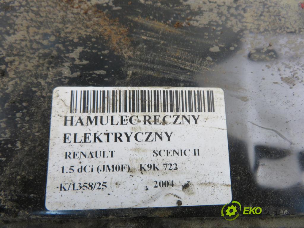 RENAULT SCENIC II (JM0/1_) MINIVAN 2004 60,00 1.5 dCi (JM0F) - K9K 722 1461,00 BRZDA: ručně elektrický 8200396849