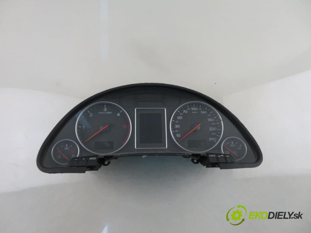 AUDI A4 (8E2, B6) SEDAN 2001 96,00 1.9 TDI PD 130 - AWX 1896,00 prístrojovka elektrický 8E0920900E ; 0263625015