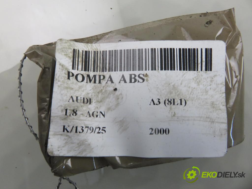 AUDI A3 (8L1) HB 2000 92,00 1.8 - AGN 1781,00 Pumpa ABS 1J0907379H ; 1J0914217C (Pumpa ABS)