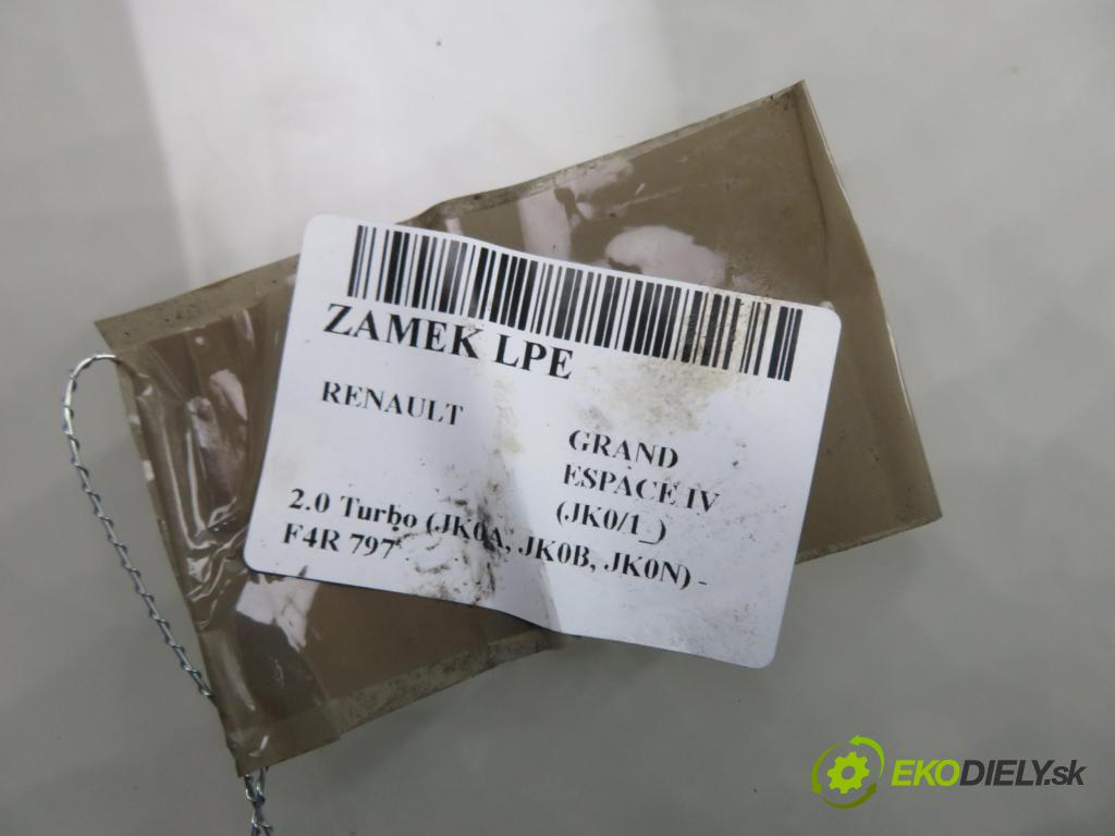 RENAULT GRAND ESPACE IV (JK0/1_) MINIVAN 2003 125,00 2.0 Turbo (JK0A, JK0B, JK0N) - F4R 797 1998,00 zámok