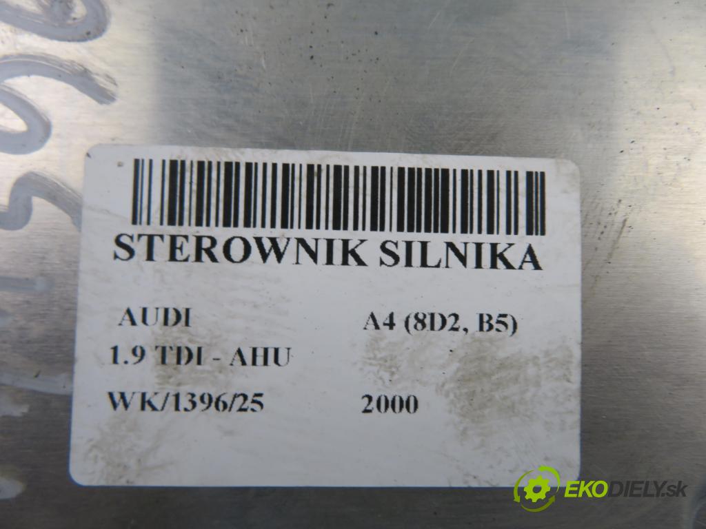 AUDI A4 (8D2, B5) SEDAN 2000 66,00 1.9 TDI - AHU 1896,00 řídící jednotka motora 038906012AF ; 0281010197