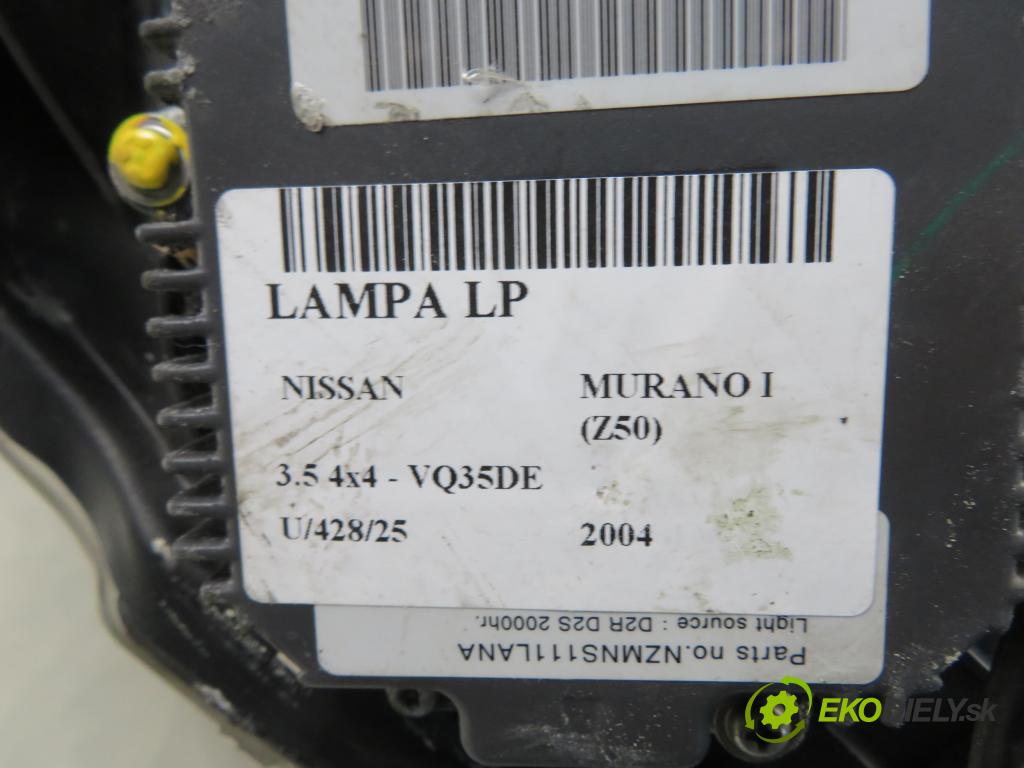 NISSAN MURANO I (Z50) SUV 2004 172,00 3.5 4x4 234 3498,00 světlo LP