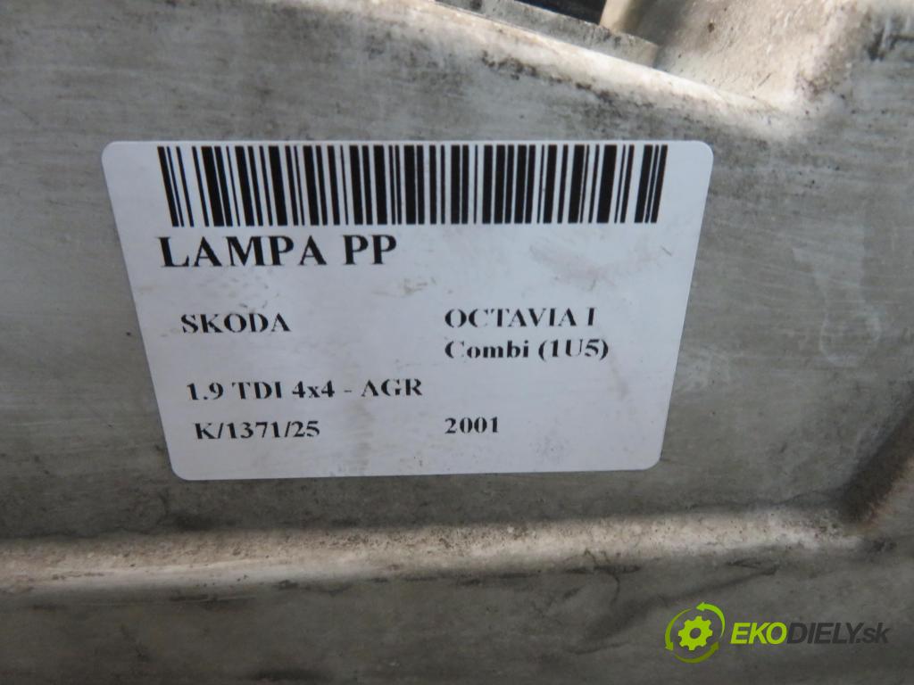 SKODA OCTAVIA I Combi (1U5) KOMBI 2001 66,00 1.9 TDI 4x4 - AGR 1896,00 Svetlo PP 24608600