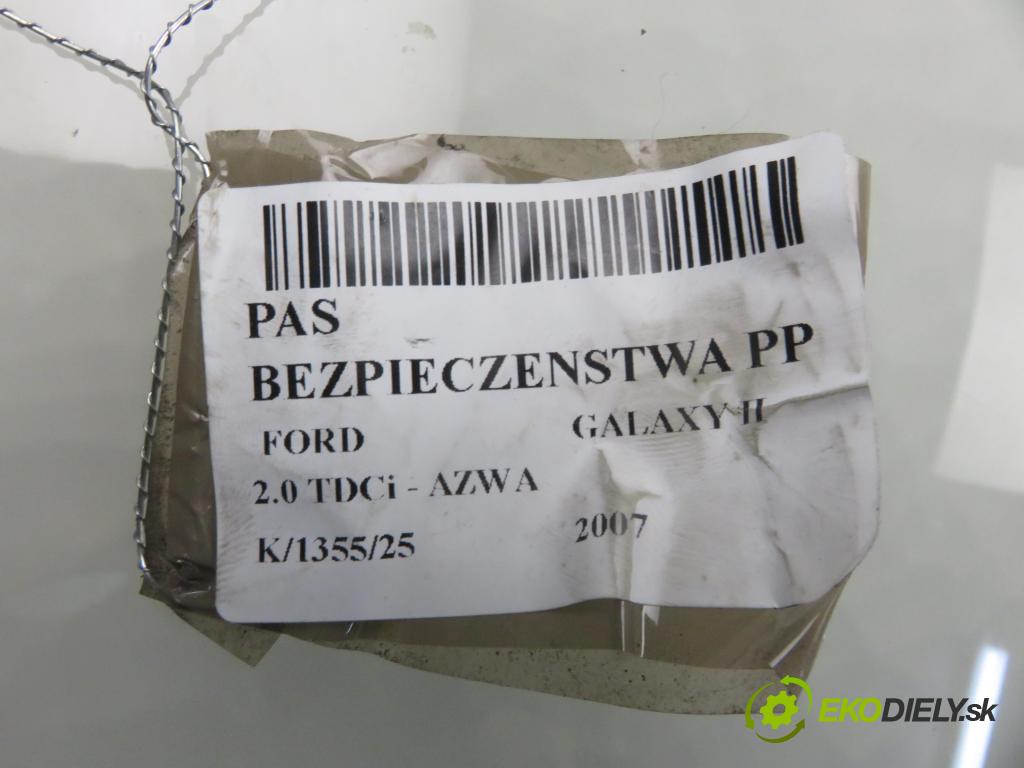 FORD GALAXY (WA6) MINIVAN 2007 96,00 2.0 TDCi - AZWA 1997,00 držák BEZPEČNOST LP 6G9N62295BEW