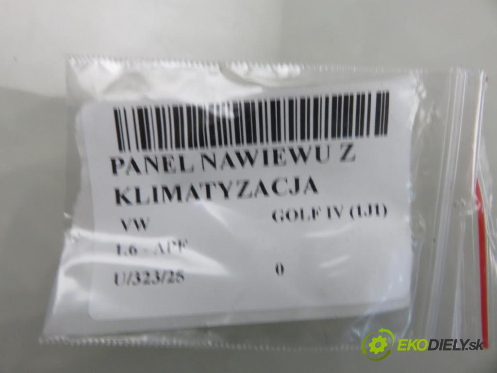 VW GOLF IV (1J1) HB 1999 74,00 1.6 - APF 1595,00 Panel topení KLIMATIZACE: 1J0820045F