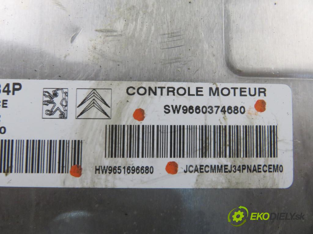 CITROEN C2 (JM_) HB 2005 50,00 1.4 - KFV (TU3JP) 1360,00 řídící jednotka motora SW9660374680 ; HW9651696680